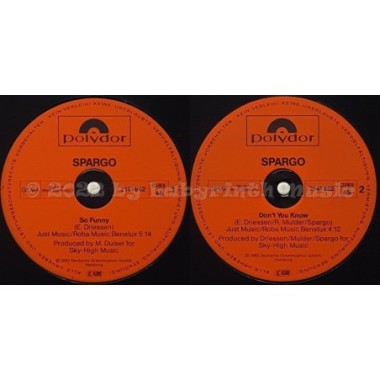 Spargo - So Funny • 12" Vinyl Maxi • NM - Labyrinth Music