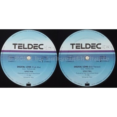 Spectra - Digital Love • 12" Vinyl Maxi • EX - Labyrinth Music