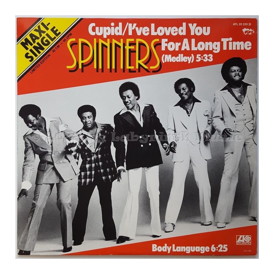 Spinners - Cupid • 12" Vinyl Maxi • MINT - Labyrinth Music
