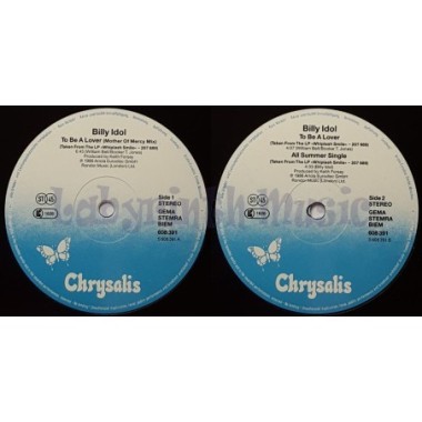 Billy Idol - To Be A Lover • 12" Vinyl Maxi • EX - Labyrinth Music