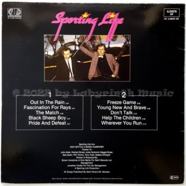 Sporting Life - Sporting Life • 12" Vinyl LP • EX - Labyrinth Music