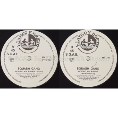 Squash Gang - Moving Your Hips • 12" Vinyl Maxi • EX - Labyrinth Music
