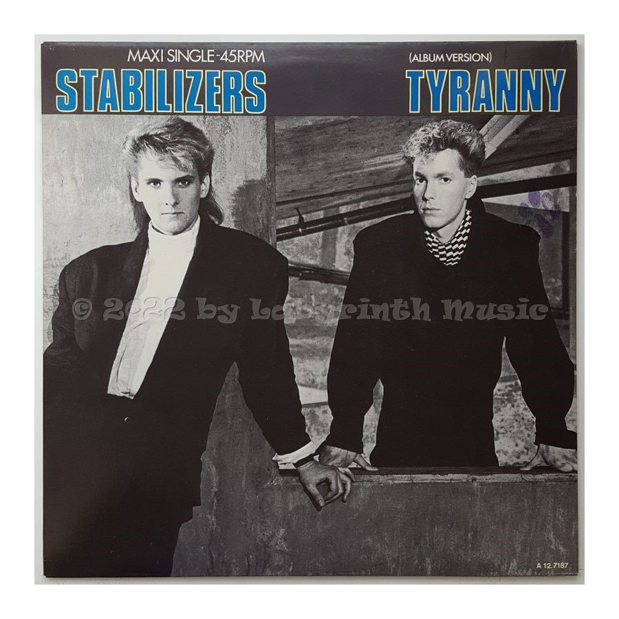 Stabilizers - Tyranny • 12" Vinyl Maxi • MINT - Labyrinth Music
