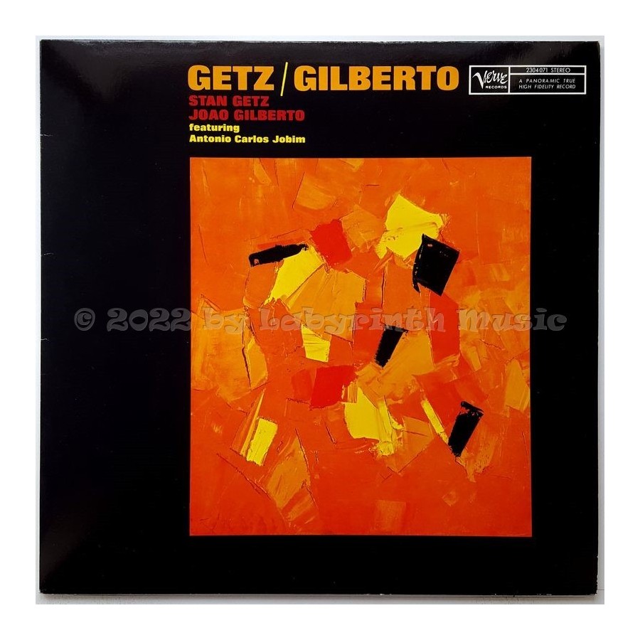 Stan Getz / Joao Gilberto Feat. Antonio Carlos Jobim - Getz / Gilberto • 12" Vinyl LP • NM - Labyrinth Music