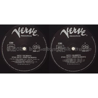 Stan Getz / Joao Gilberto Feat. Antonio Carlos Jobim - Getz / Gilberto • 12" Vinyl LP • NM - Labyrinth Music