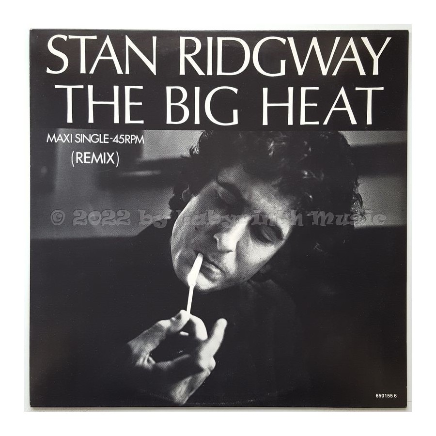 Stan Ridgway - The Big Heat • Remix • 12" Vinyl Maxi • MINT - Labyrinth Music
