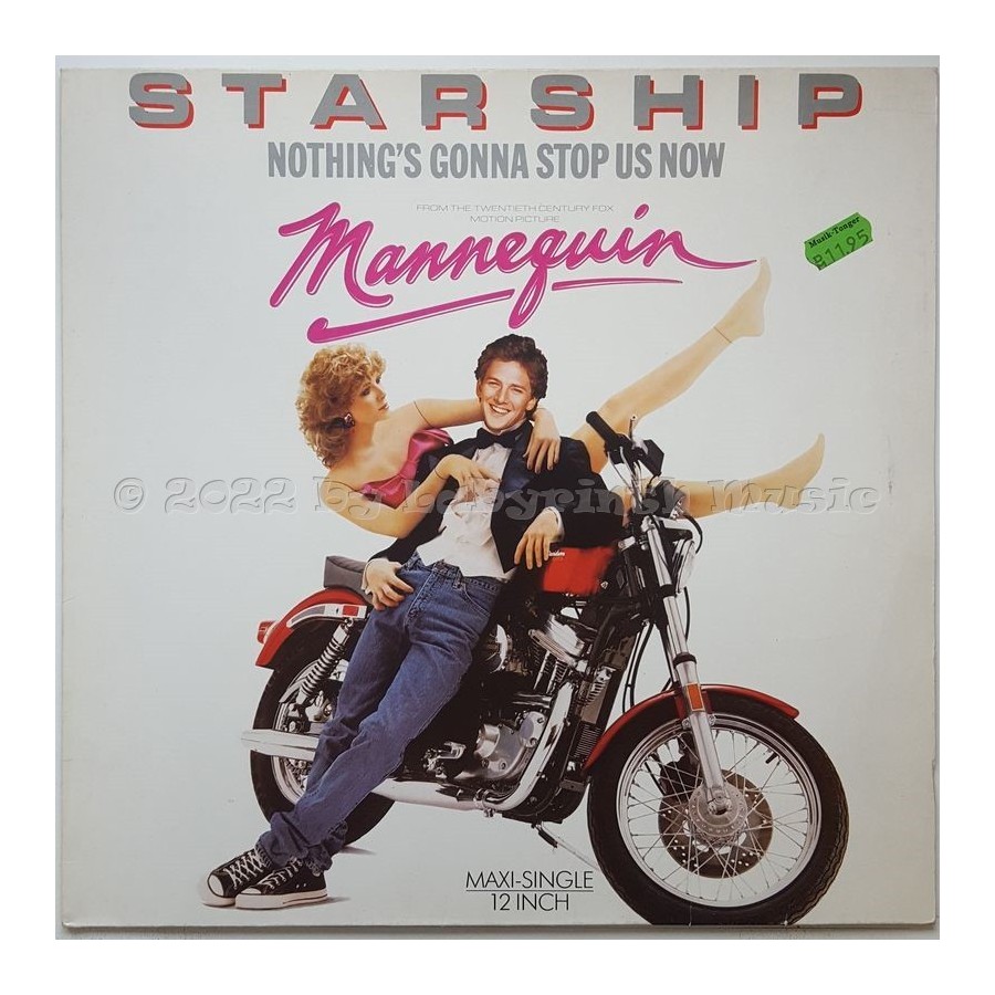 Starship - Nothing's Gonna Stop Us Now • 12" Vinyl Maxi - Labyrinth Music