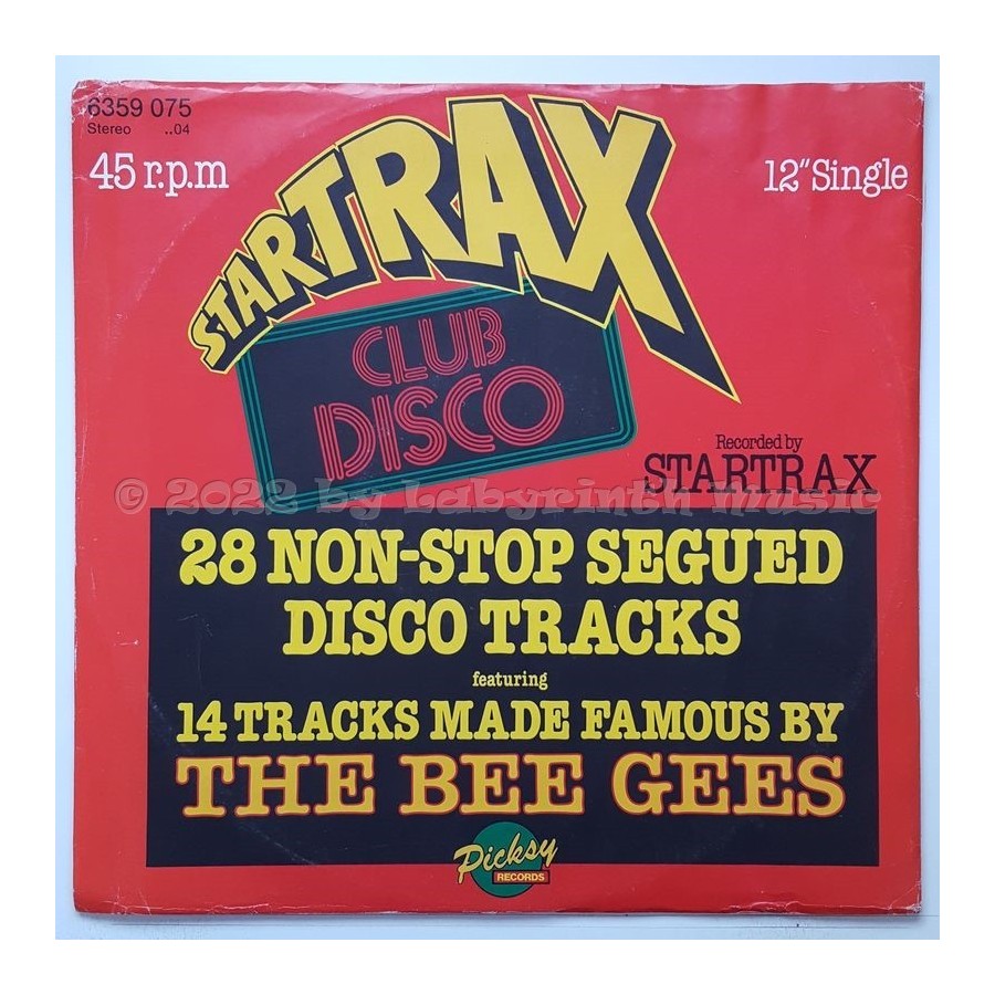 Startrax - Startrax Club Disco • 12" Vinyl Maxi - Labyrinth Music