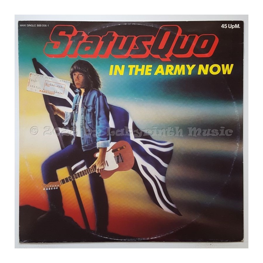 Status Quo - In The Army Now • 12" Vinyl Maxi • EX - Labyrinth Music