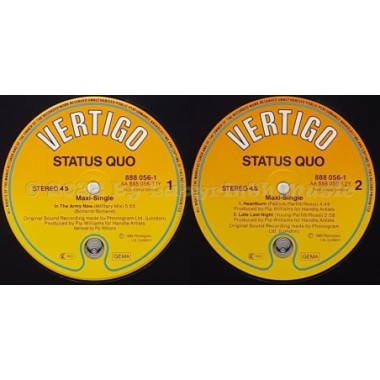 Status Quo - In The Army Now • 12" Vinyl Maxi • MINT - Labyrinth Music