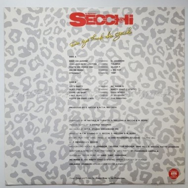 Stefano Secchi - Da Ya Think I'm Secchi • 12" Vinyl LP • EX - Labyrinth Music
