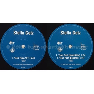 Stella Getz - Yeah Yeah • 12" Vinyl Maxi - Labyrinth Music