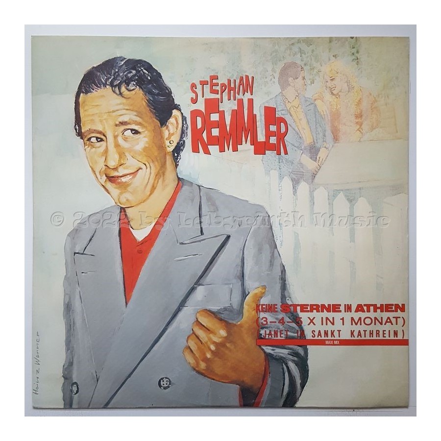 Stephan Remmler - Keine Sterne In Athen • 12" Vinyl Maxi • NM - Labyrinth Music