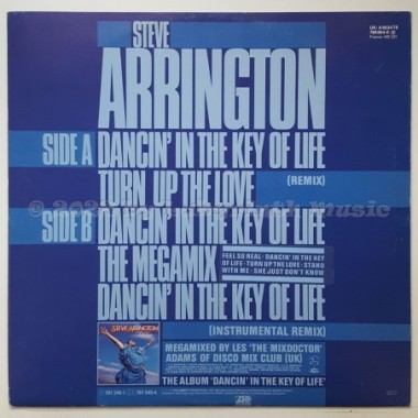 Steve Arrington - Dancin' In The Key Of Life • Megamix • 12" Vinyl Maxi • EX - Labyrinth Music