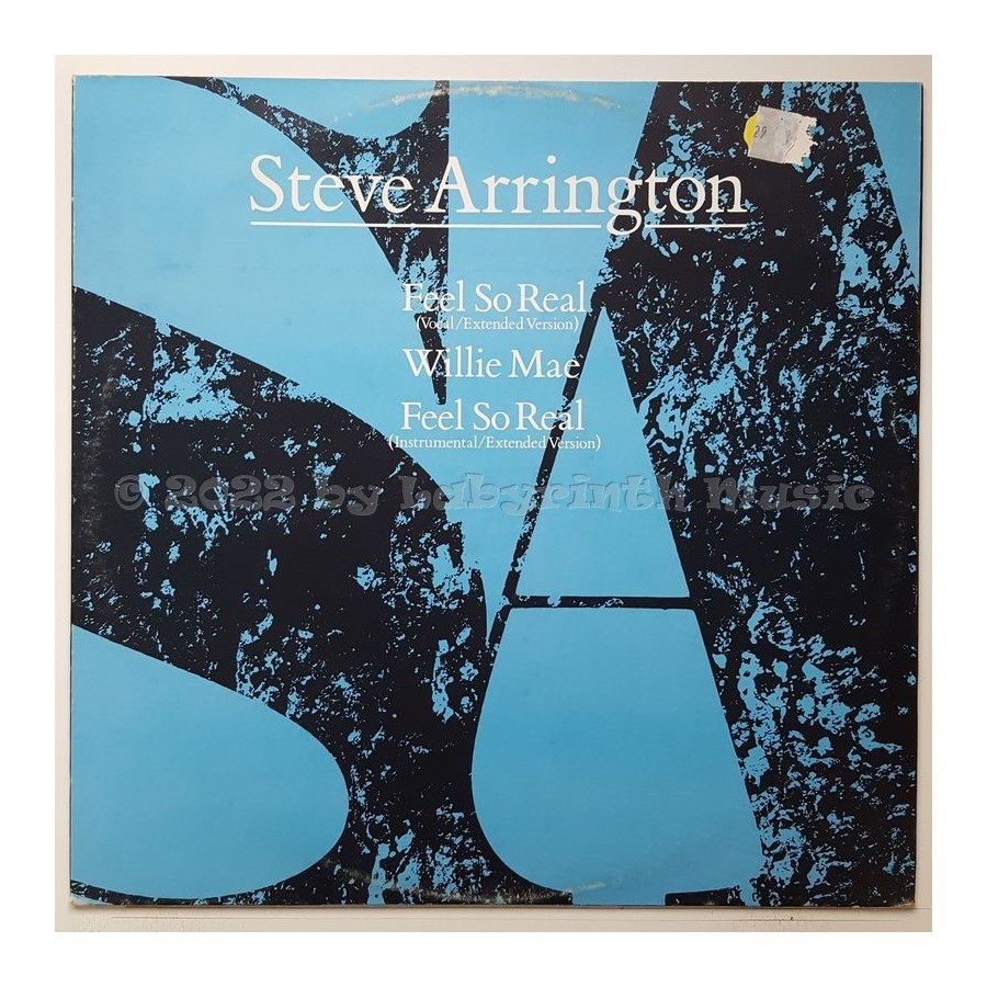 Steve Arrington - Feel So Real • 12" Vinyl Maxi - Labyrinth Music