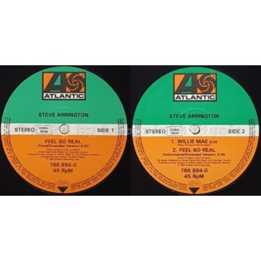 Steve Arrington - Feel So Real • 12" Vinyl Maxi - Labyrinth Music