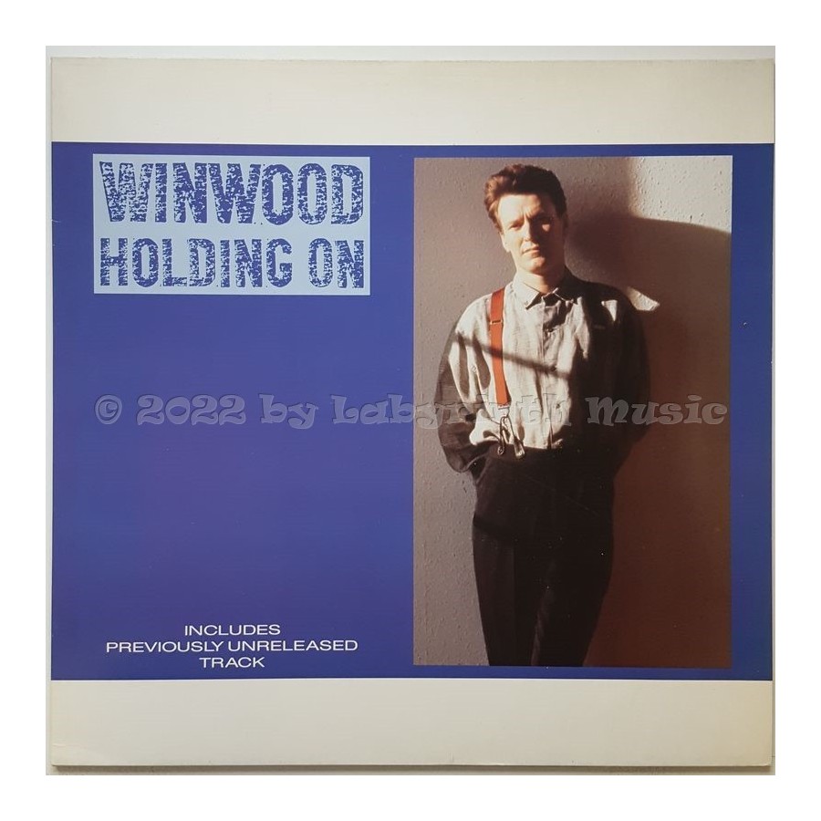 Steve Winwood - Holding On • 12" Vinyl Maxi • MINT - Labyrinth Music