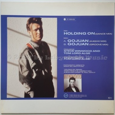 Steve Winwood - Holding On • 12" Vinyl Maxi • MINT - Labyrinth Music