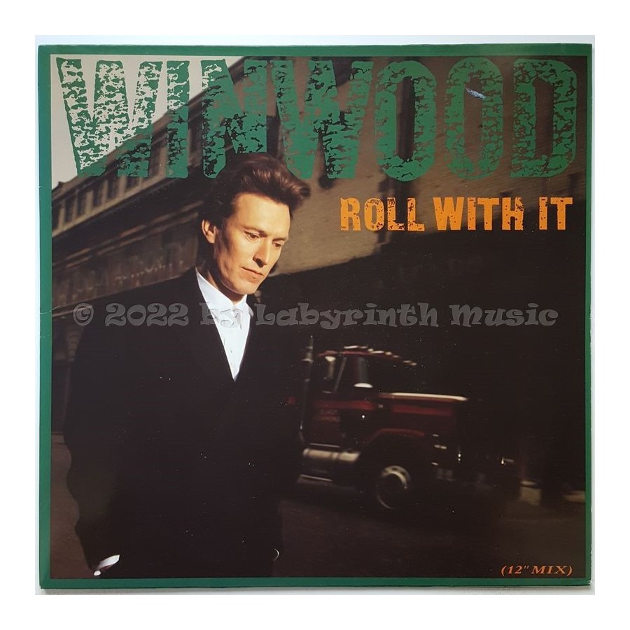 Steve Winwood - Roll With It • 12" Vinyl Maxi • MINT - Labyrinth Music