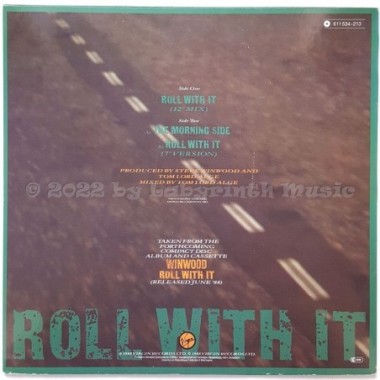 Steve Winwood - Roll With It • 12" Vinyl Maxi • MINT - Labyrinth Music