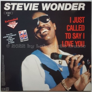 Stevie Wonder - I Just Called To Say I Love You • 12" Vinyl Maxi • EX - Labyrinth Music