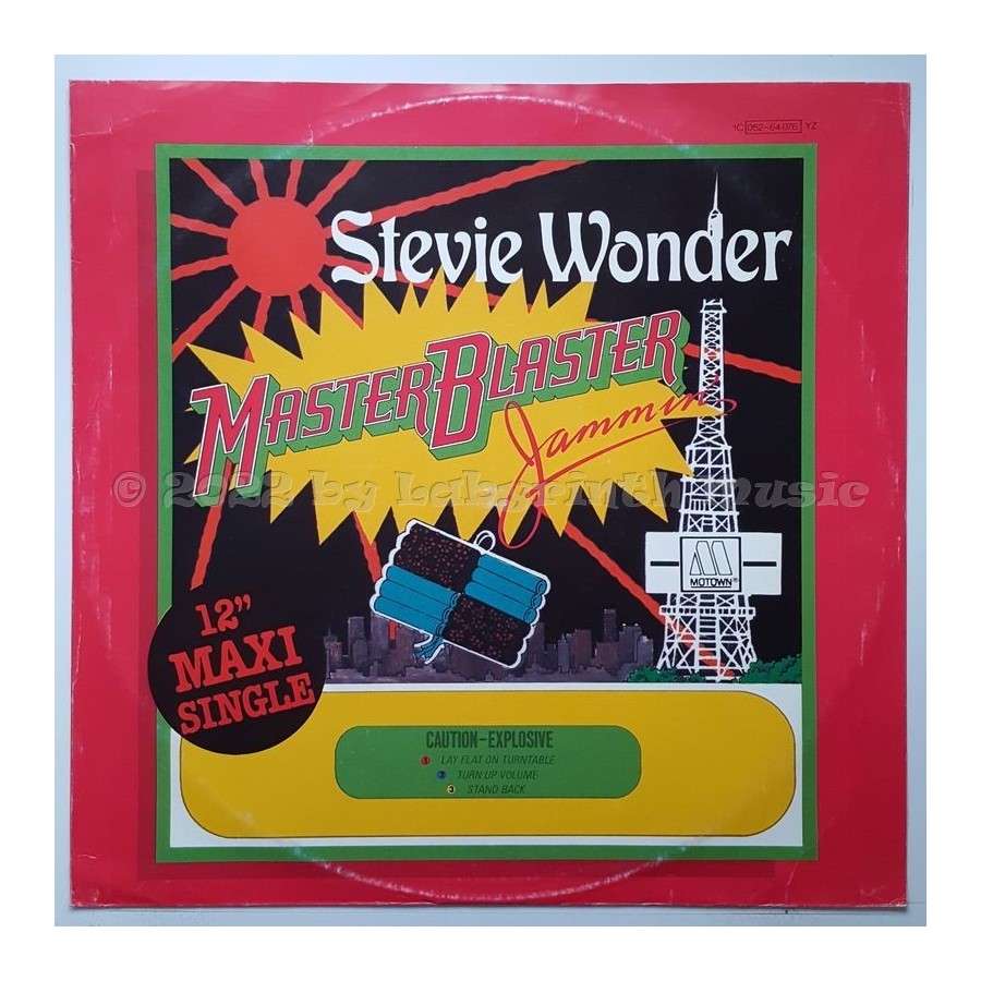 Stevie Wonder - Master Blaster • 12" Vinyl Maxi • EX - Labyrinth Music