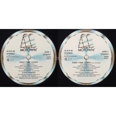 Stevie Wonder - Part-Time Lover • 12" Vinyl Maxi • MINT - Labyrinth Music