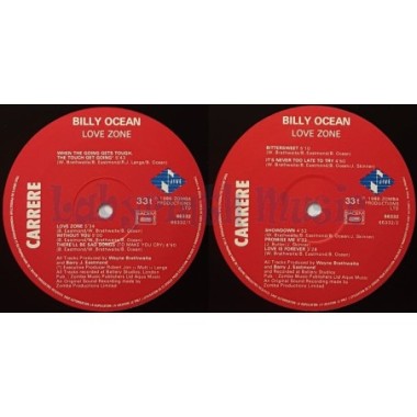Billy Ocean - Love Zone • 12" Vinyl LP • NM - Labyrinth Music