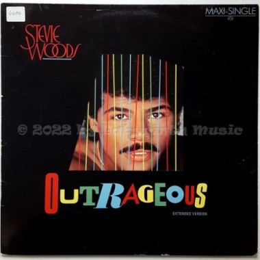 Stevie Woods - Outrageous • 12" Vinyl Maxi • EX - Labyrinth Music