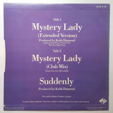 Billy Ocean - Mystery Lady • 12" Vinyl Maxi • NM - Labyrinth Music