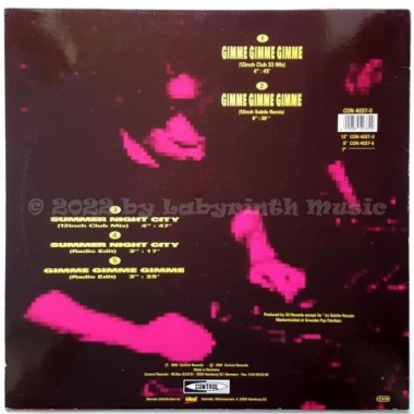 Stockholm Underground - Gimme Gimme Gimme • 12" Vinyl Maxi • EX - Labyrinth Music