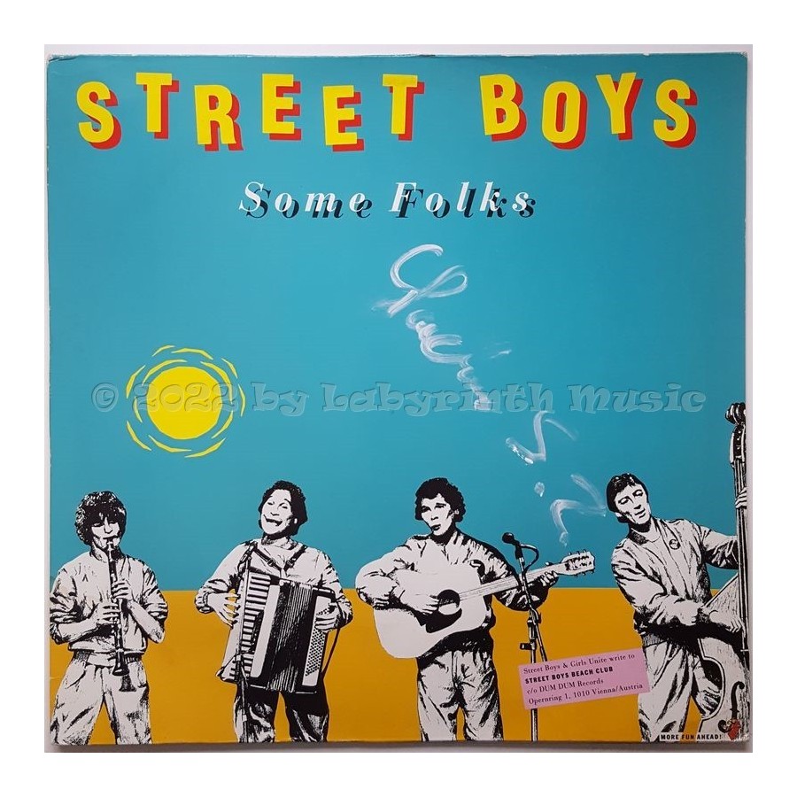 Street Boys - Some Folks • 12" Vinyl Maxi - Labyrinth Music