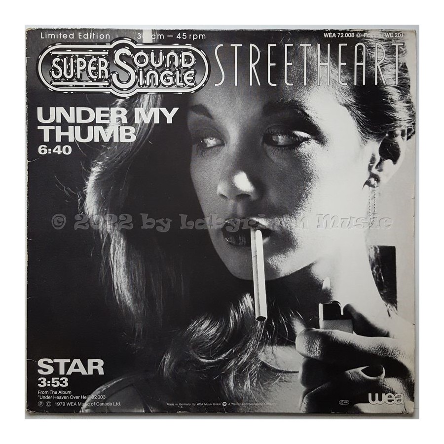 Streetheart - Under My Thumb • 12" Vinyl Maxi • EX - Labyrinth Music