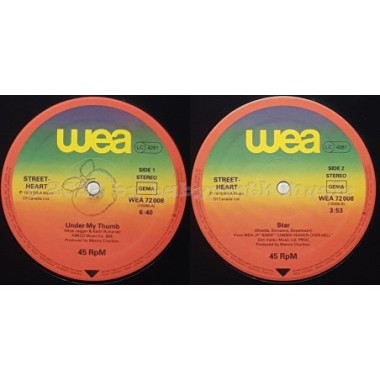 Streetheart - Under My Thumb • 12" Vinyl Maxi - Labyrinth Music