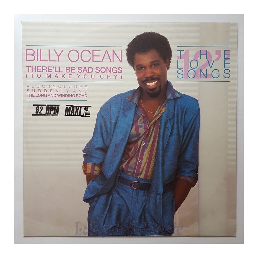 Billy Ocean - There'll Be Sad Songs (To Make You Cry) • 12" Vinyl Maxi • EX - Labyrinth Music