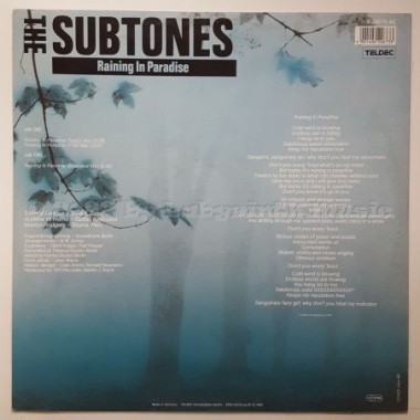 The Subtones - Raining In Paradise • 12" Vinyl Maxi • NM - Labyrinth Music