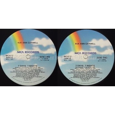 Sue Ann Carwell - 7 Days, 7 Nights • 12" Vinyl Maxi • MINT - Labyrinth Music