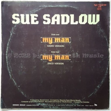 Sue Sadlow - My Man • 12" Vinyl Maxi - Labyrinth Music