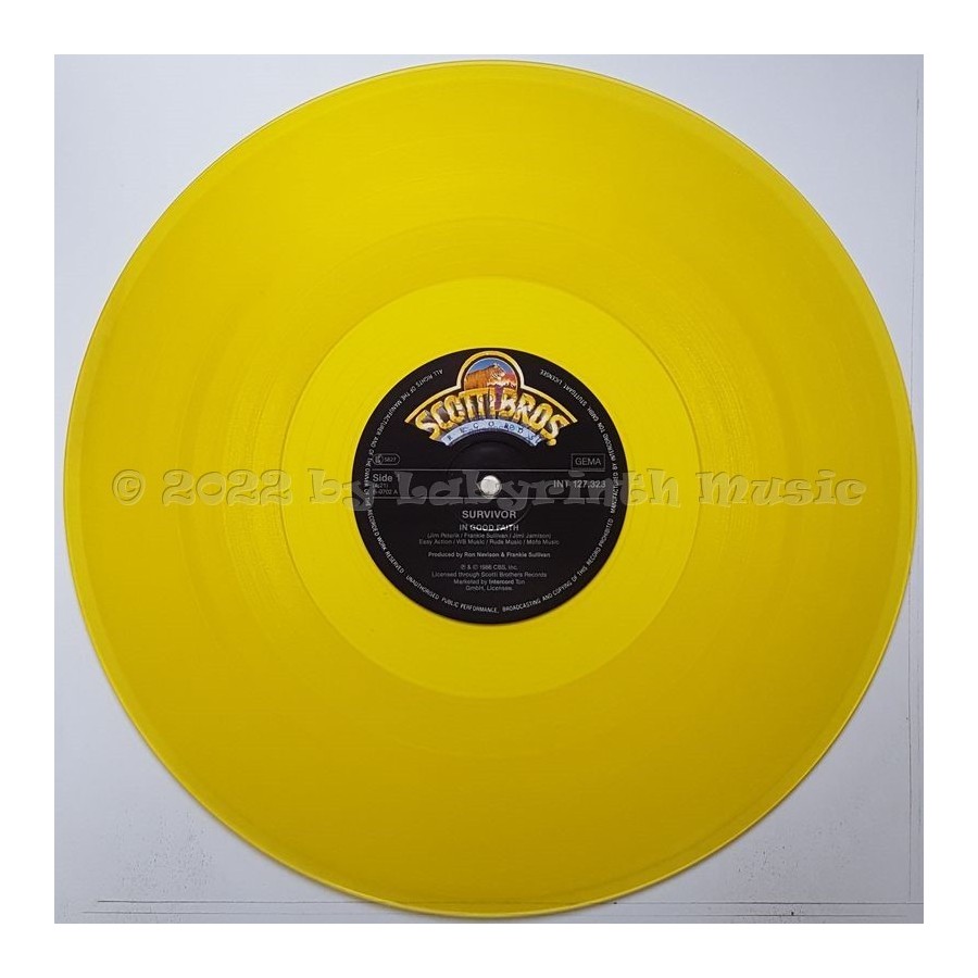 Survivor - In Good Faith • 12" Vinyl Maxi • NM - Labyrinth Music