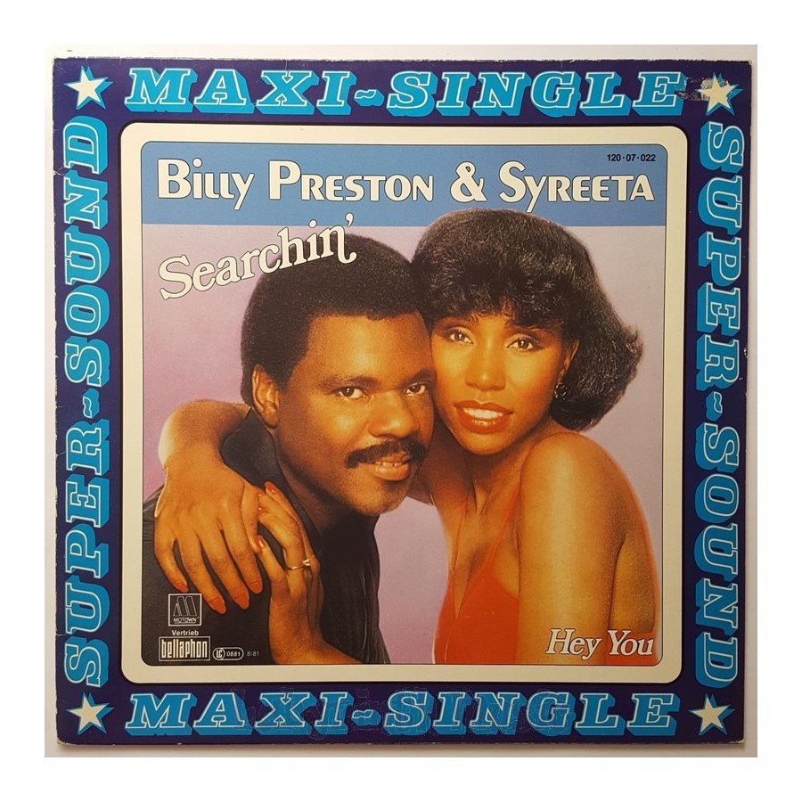 Billy Preston & Syreeta - Searchin' • 12" Vinyl Maxi • EX - Labyrinth Music