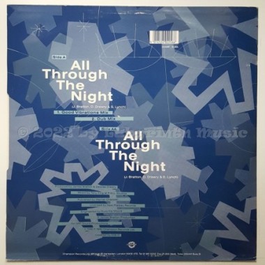 Sybil - All Through The Night • 12" Vinyl Maxi • EX - Labyrinth Music