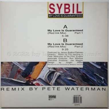 Sybil - My Love Is Guaranteed • 12" Vinyl Maxi - Labyrinth Music