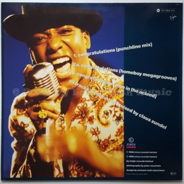 Sydney Youngblood - Congratulations • 12" Vinyl Maxi • EX - Labyrinth Music