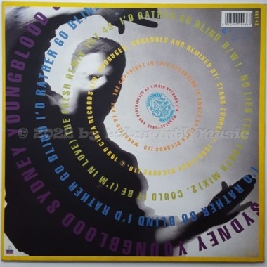 Sydney Youngblood - I'd Rather Go Blind • 12" Vinyl Maxi - Labyrinth Music