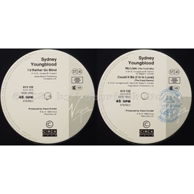 Sydney Youngblood - I'd Rather Go Blind • 12" Vinyl Maxi - Labyrinth Music