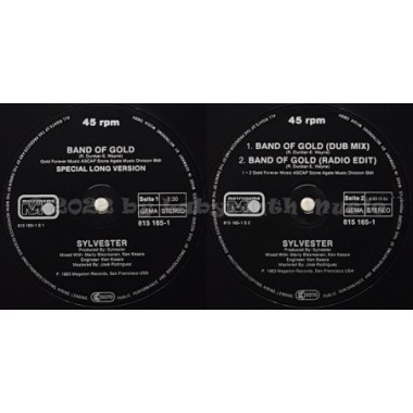 Sylvester - Band Of Gold • 12" Vinyl Maxi - Labyrinth Music