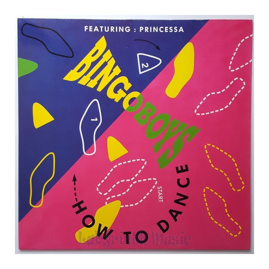 Bingoboys Feat. Princessa - How To Dance • 12" Vinyl Maxi • MINT - Labyrinth Music