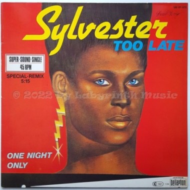 Sylvester - Too Late • 12" Vinyl Maxi - Labyrinth Music