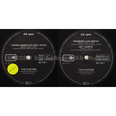 The System - I Wanna Make You Feel Good • 12" Vinyl Maxi - Labyrinth Music
