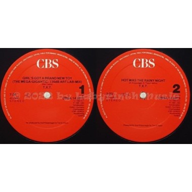 T.X.T. - Girl's Got A Brand New Toy • 12" Vinyl Maxi - Labyrinth Music